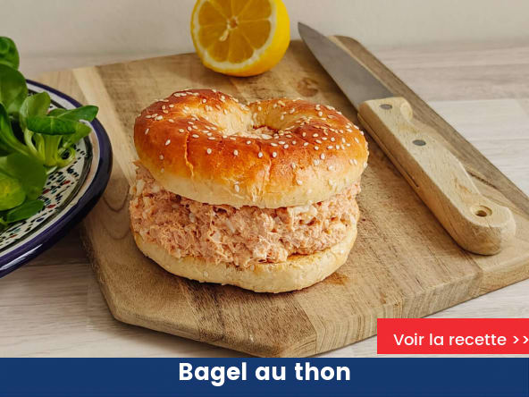 Bagel au thon